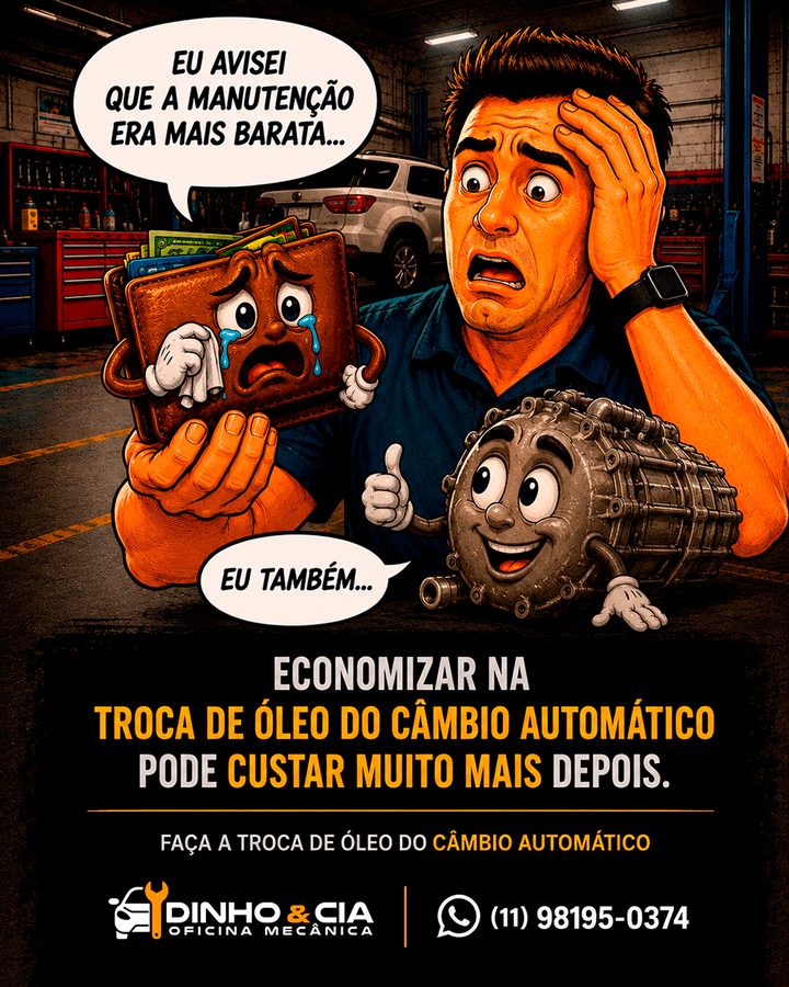 Parte 4: economizar na troca de óleo do câmbio automático pode custar muito mais depois